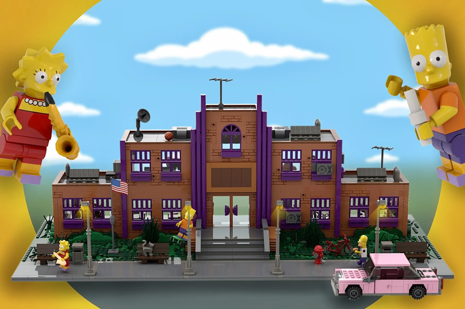 Simpson store en lego