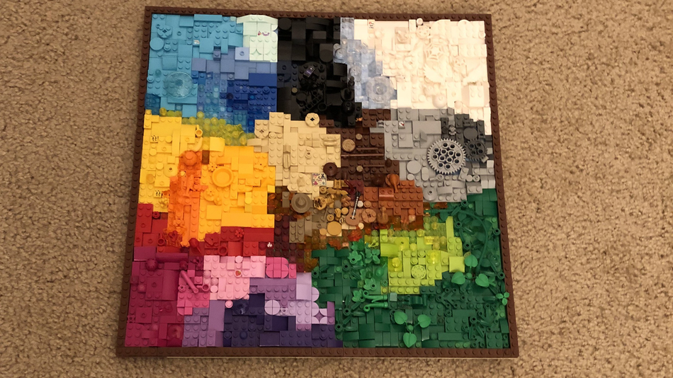 Lego discount art ideas