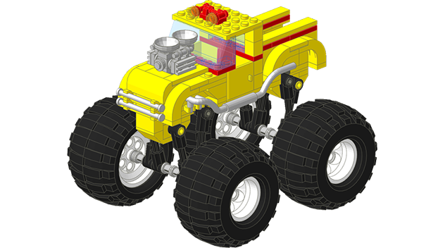 Lego classic 2024 monster truck