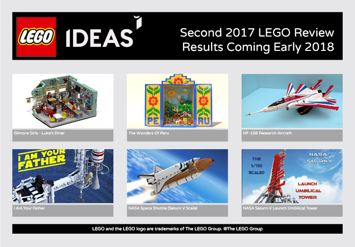 LEGO IDEAS Blog LEGO Ideas Second 2017 Review Results