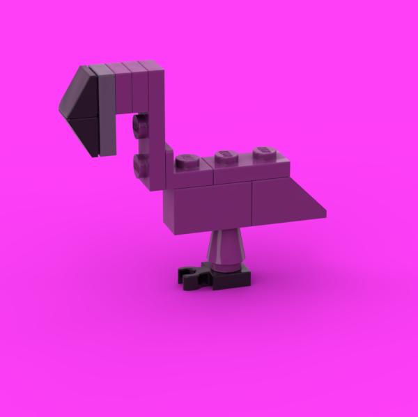 Lego flamingo sale mini build