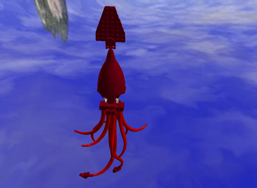 Lego giant hot sale squid