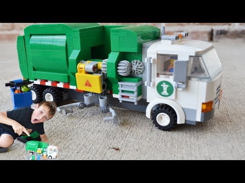 Lego automated garbage truck instructions new arrivals