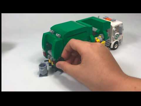 Lego automated best sale garbage truck