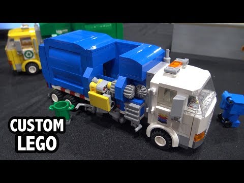 Automated garbage truck lego new arrivals