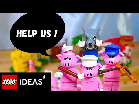 Lego three little pigs sale