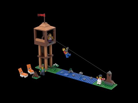 Lego store zip line