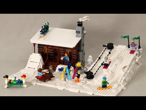 Lego ski resort sales set