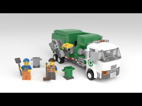 Lego garbage truck instructions new arrivals