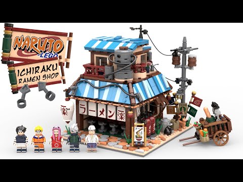 Brick Loft — Lego Naruto - Ichiraku Ramen Shop - Iruka Umino