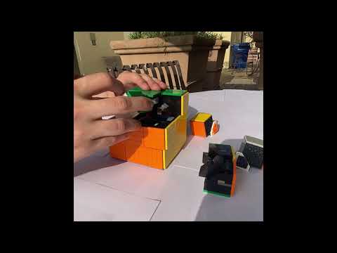 I Made a Fully Functional LEGO RUBIK'S CUBE!! (3x3x3) 