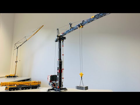 Tower crane hook travelling – Technic Brick Constructions