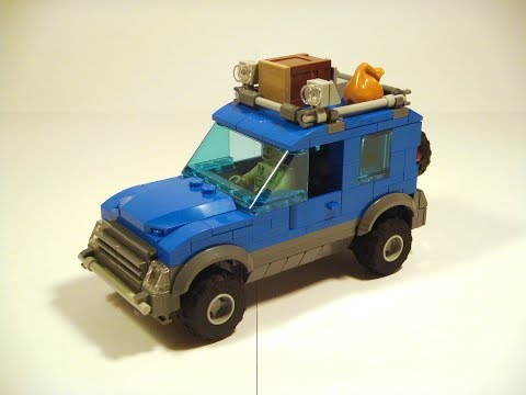 LEGO IDEAS Blue 4x4 Off Road Jeep