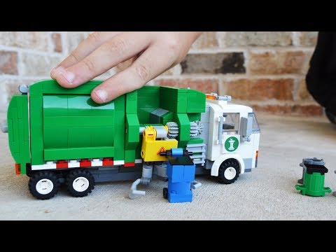 Automated garbage truck lego new arrivals