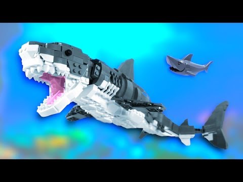 Lego great deals white shark