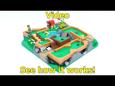 LEGO IDEAS Working Mini Golf Course Fully Playable