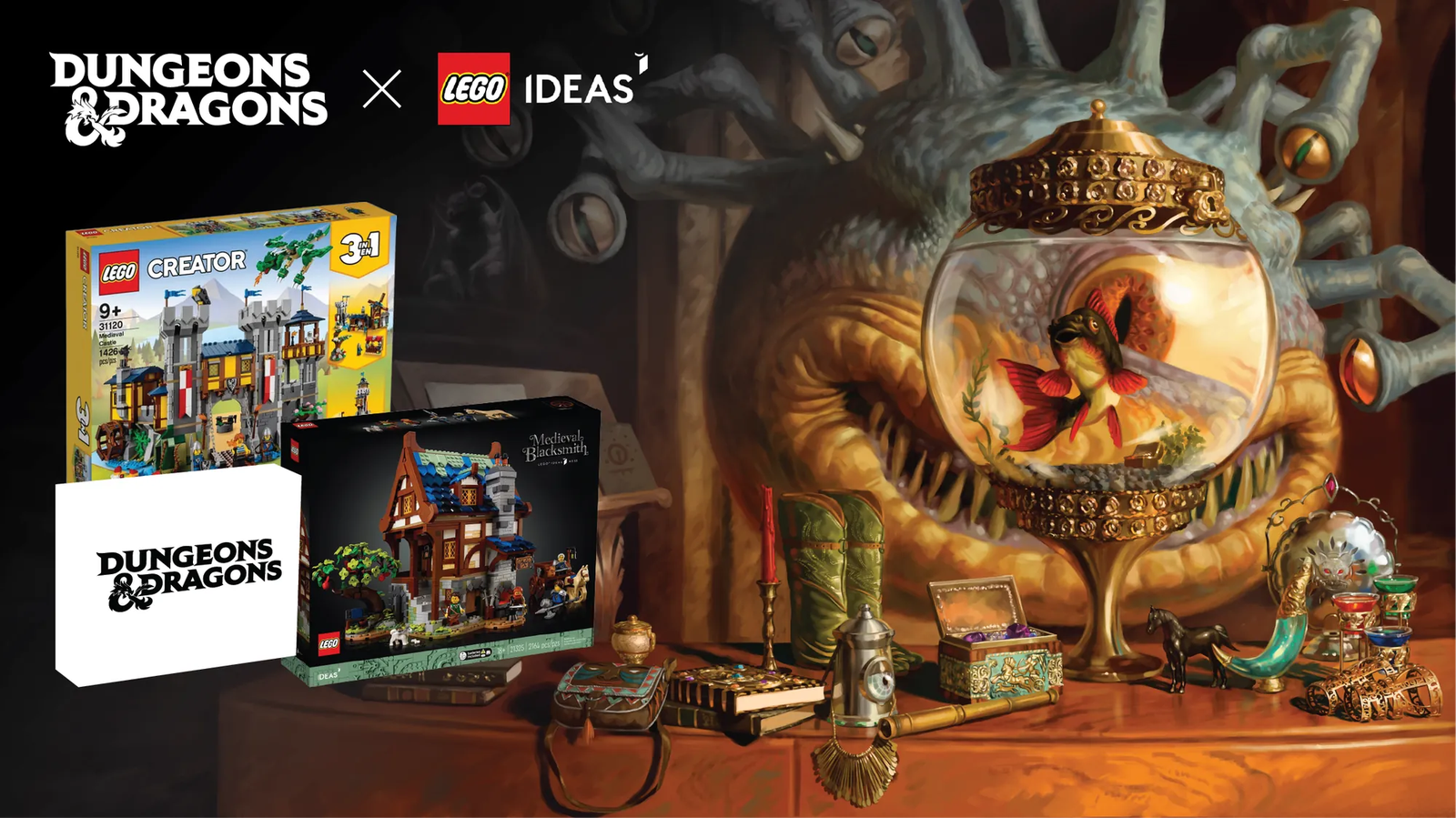 LEGO IDEAS 50 years of Dungeons Dragons