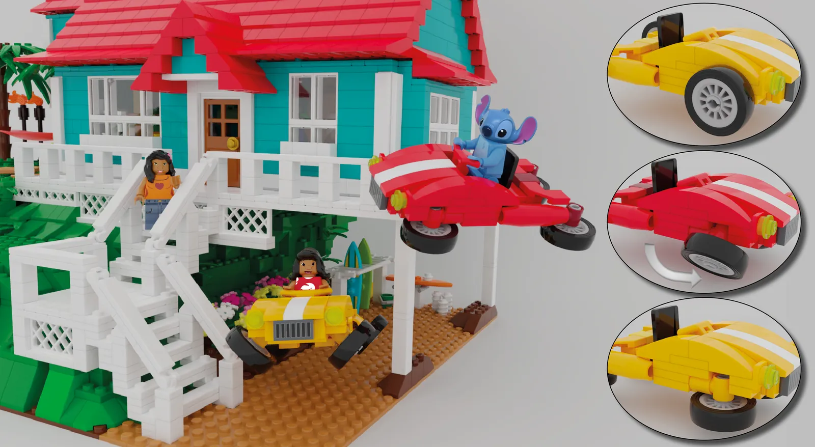 LEGO IDEAS - Blog - 10K Club Interview: LILO & STITCH: BEACH HOUSE by  ItsABricksLife626