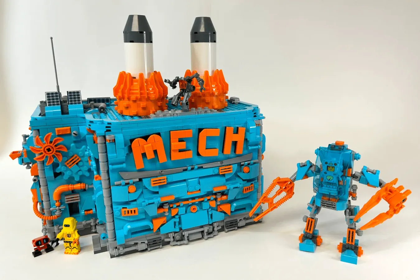 Instructions for Custom LEGO Rex Mecha (Robotech Inspired) – B3 Customs