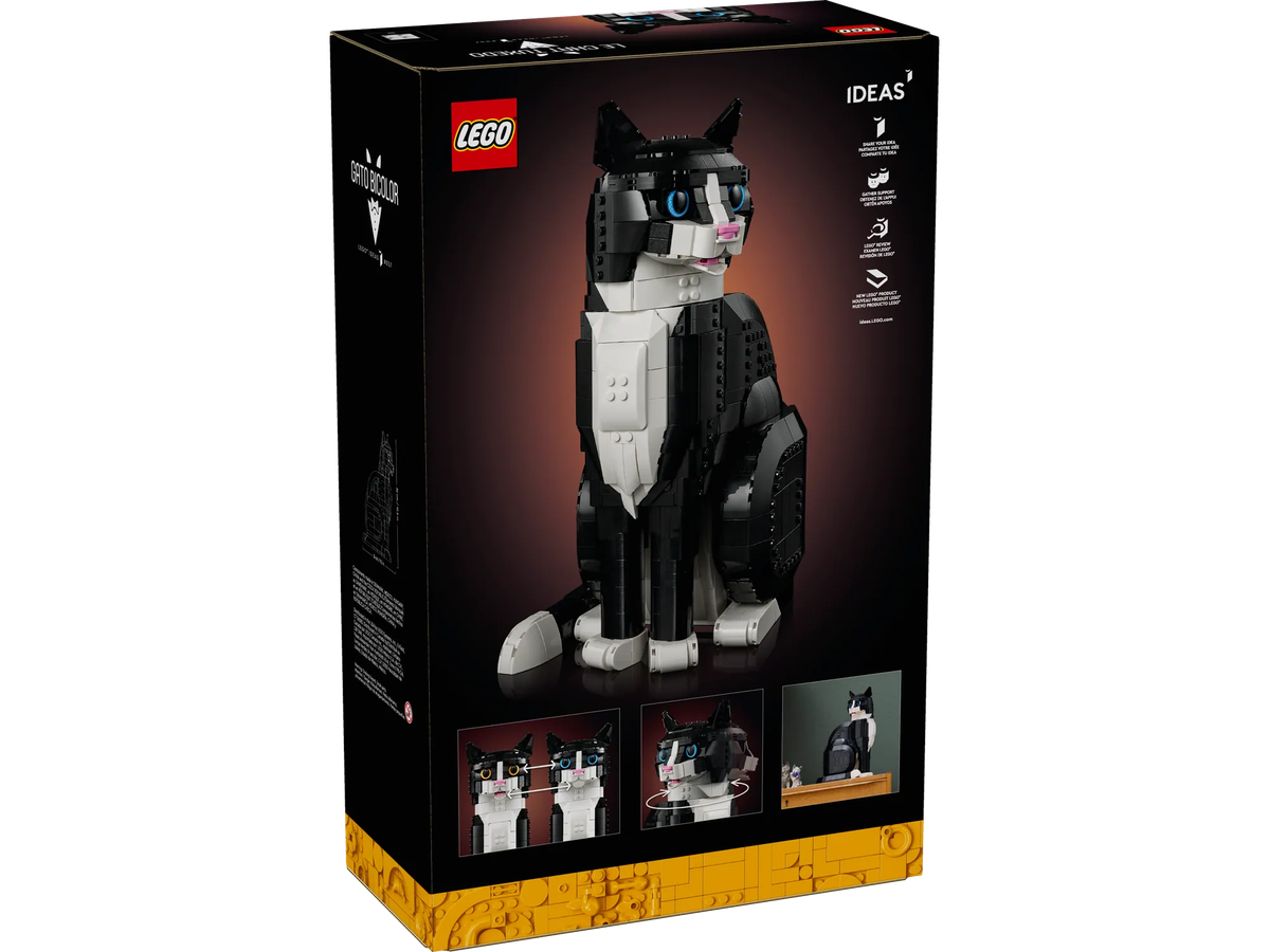 LEGO IDEAS - Blog - Introducing 21349 LEGO® Ideas Tuxedo Cat