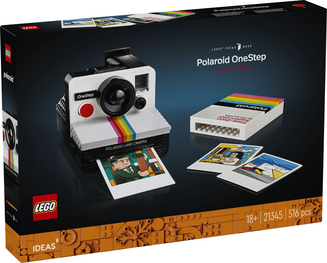 LEGO Ideas Polaroid OneStep SX-70 Camera (21345) Officially