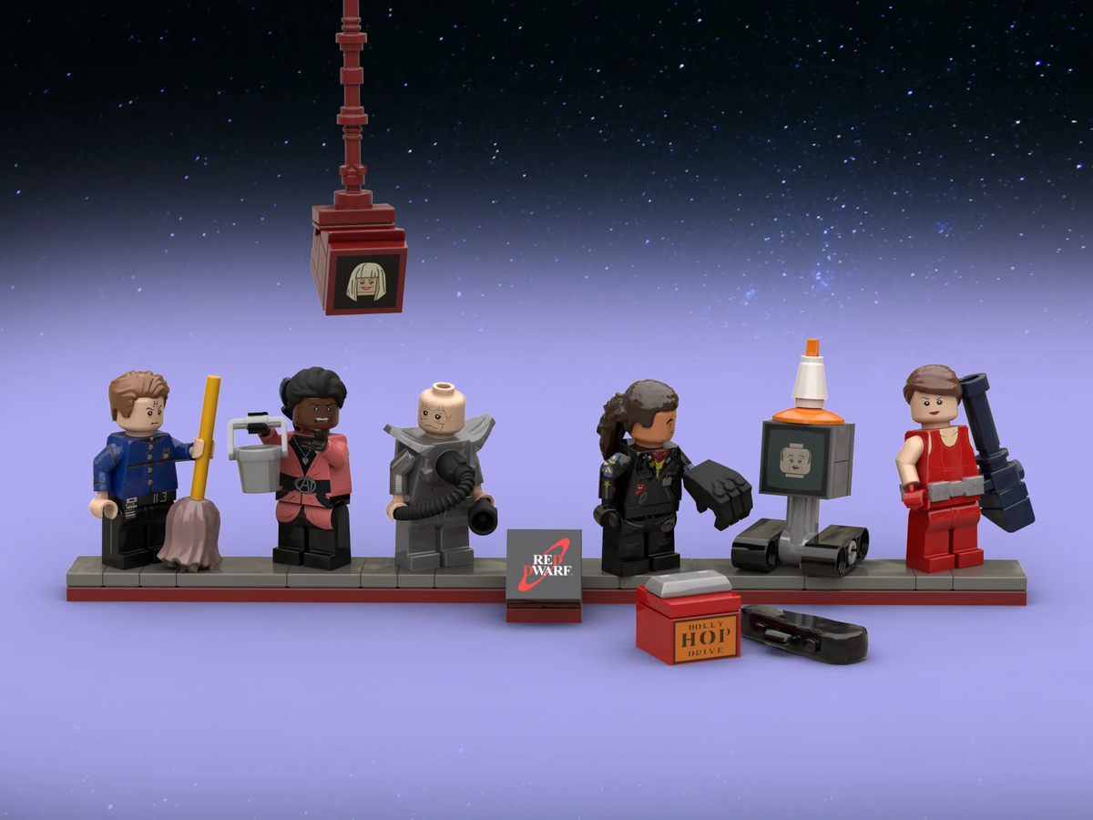 Red dwarf best sale lego minifigures