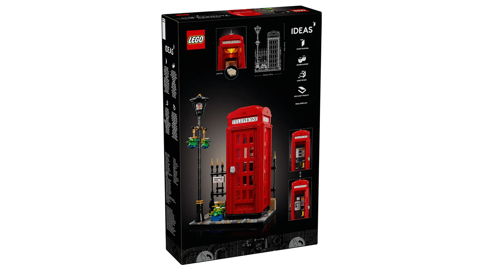 LEGO IDEAS - Blog - Introducing the LEGO® Ideas 21347 Red London Telephone  Box