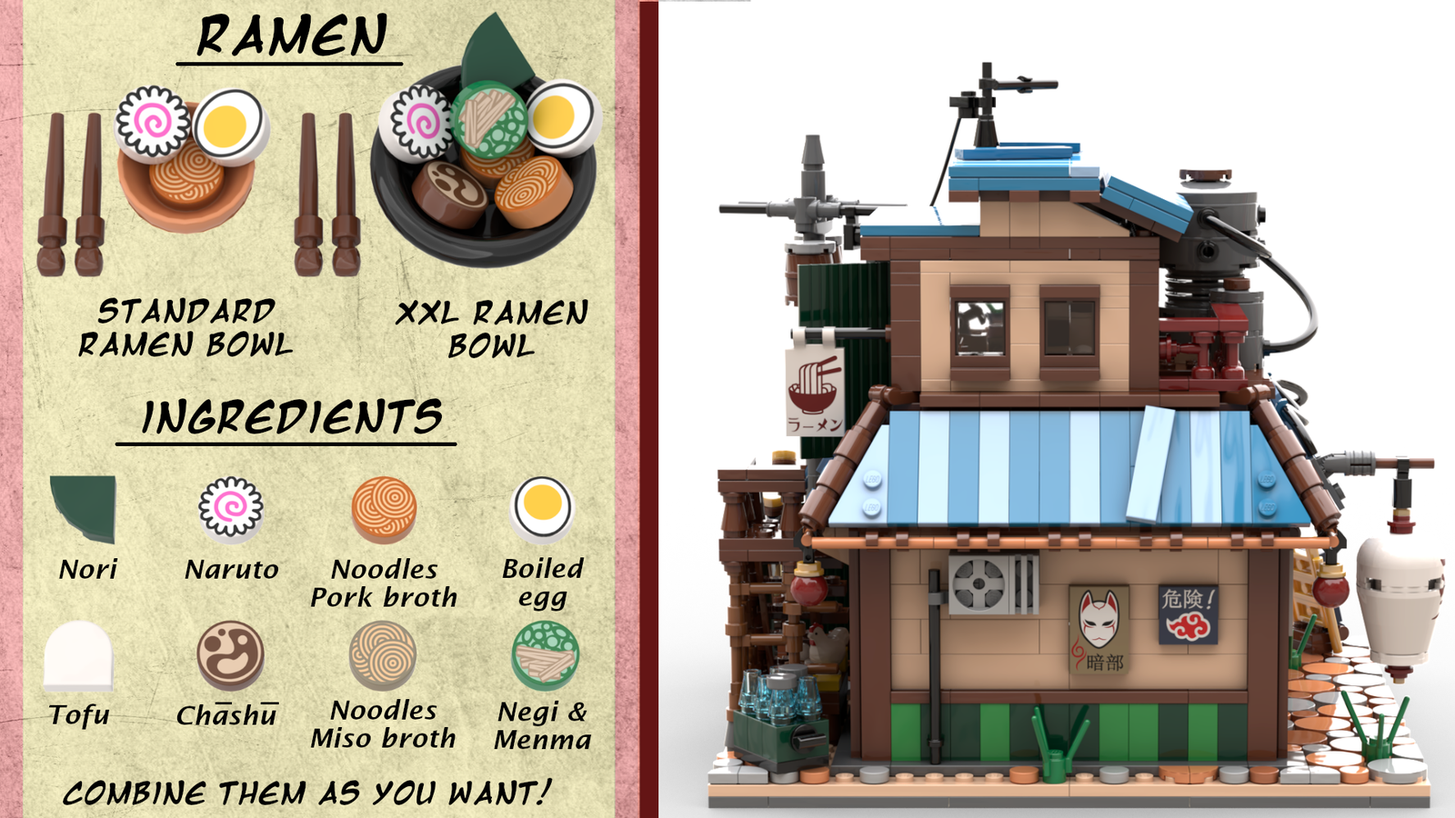 LEGO IDEAS - Blog - 10K Club Interview: Naruto: Ichiraku Ramen