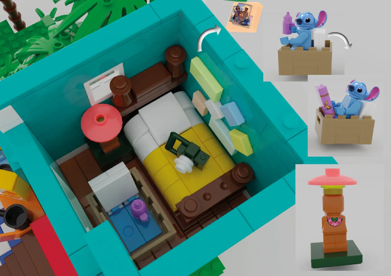 LEGO IDEAS - Blog - 10K Club Interview: LILO & STITCH: BEACH HOUSE by  ItsABricksLife626