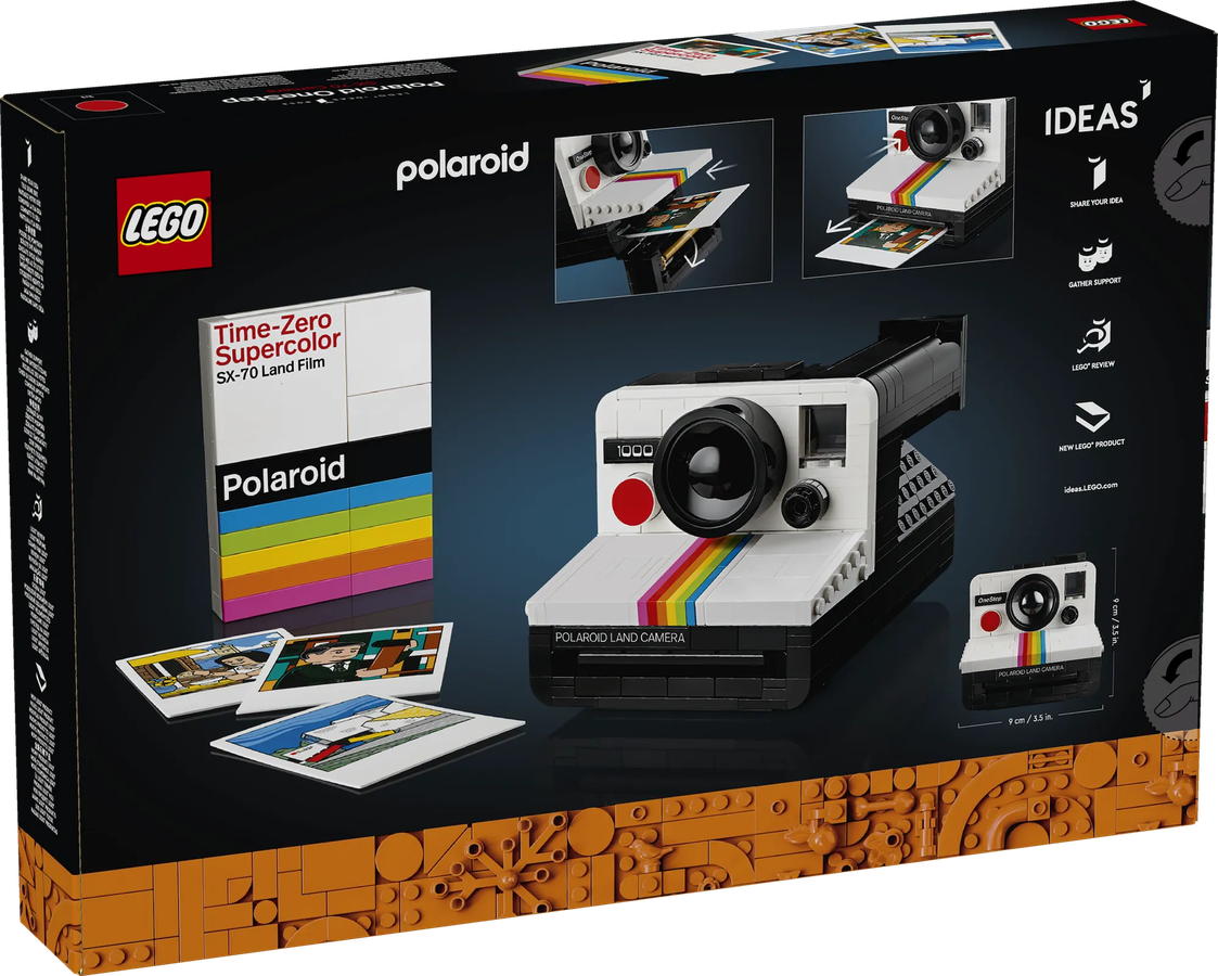 Review LEGO Ideas 21345 Polaroid OneStep SX-70 Camera - HelloBricks